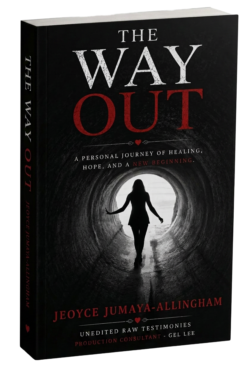 Book cover of The Way Out by Jeoyce Allingham.